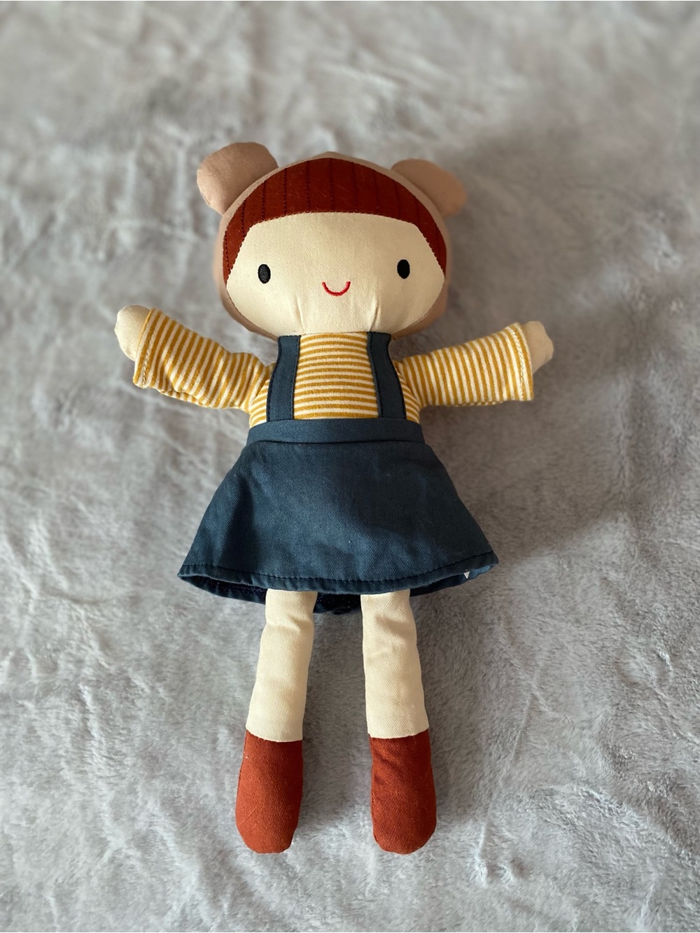 Linzy Toys Maple Rag cloth staffed doll with bear ears